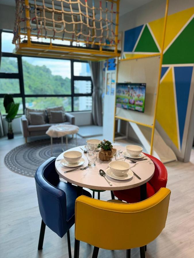 Apartment Jq#07 View Slide Loftbed 2r1b 5pax Near Suria Mall, Gaya St, Sicc *