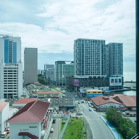 Jq#07 City View Slide Loftbed 2R1B 5Pax Near Suria Mall, Gaya St, Sicc Kota Kinabalu Exterior photo